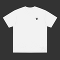 V1 T-Shirt cloud white heavyweight cotton with aviation design