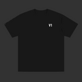 V1 T-Shirt Midnight Flight heavyweight cotton with embroidered aviation design